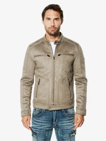 KOROSHI Geacă de primăvară-toamnă închis bej