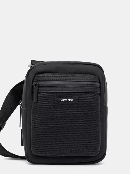 Чанта през рамо Calvin Klein черно