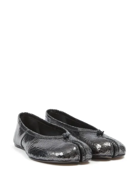 Iš natūralios odos balerinos Maison Margiela juoda
