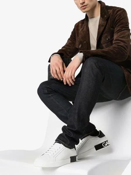Sneakersy Dolce And Gabbana klasyczne białe