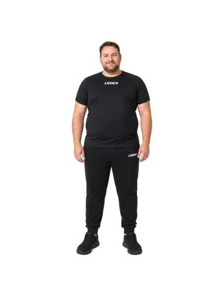 Oversize spodnie sportowe z MESSICO czarne
