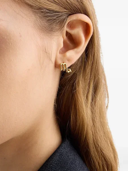 Cercei Jil Sander auriu
