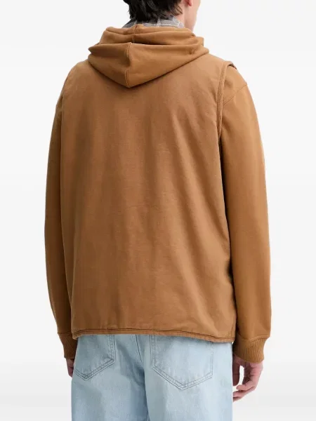 Кариран елек Dickies кафяво