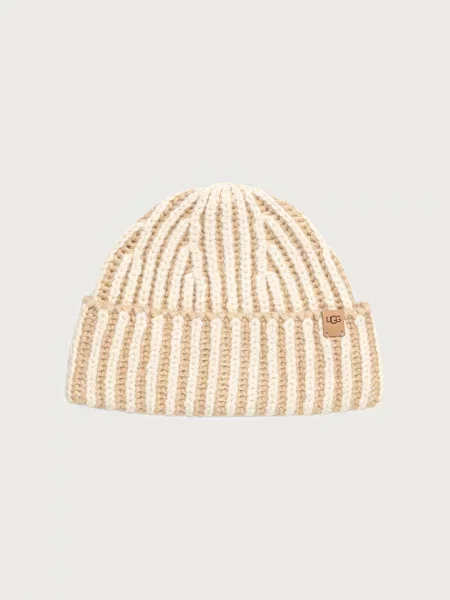 UGG căciulă de damă cu amestec de lână bej