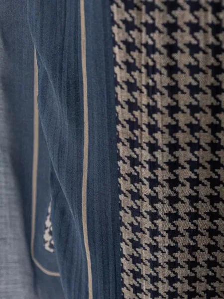 Κασκόλ Marciano By Guess με σχέδιο houndstooth μπλε