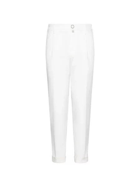 Pantaloni Jacob Cohën alb