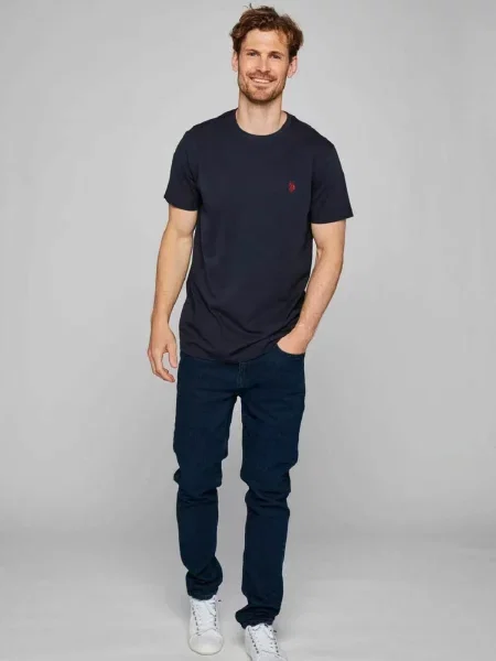 U.S. POLO ASSN. Cămașă UMArjun închis albastru