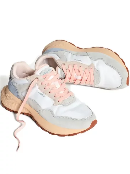 Sneakerși Hoff cu șireturi din dantelă gri