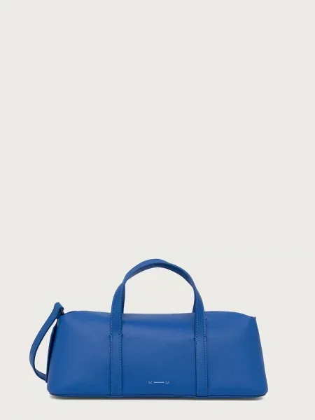 MM by Max Mara geantă crossbody pentru femei cu imitație de piele MMLMOSCHEA albastru