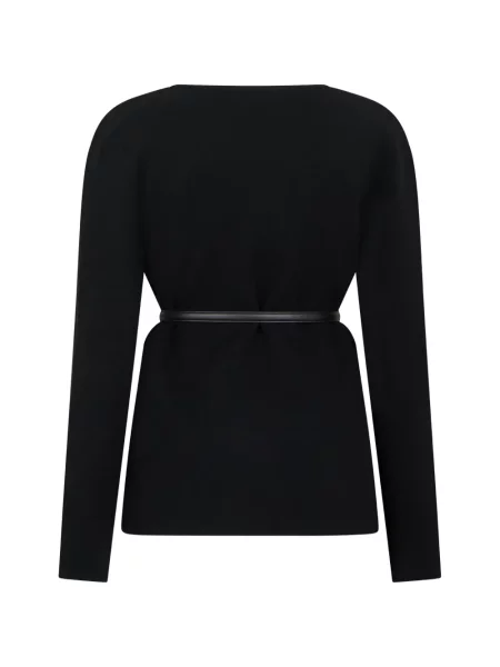 Cu centură cardigan Max Mara negru