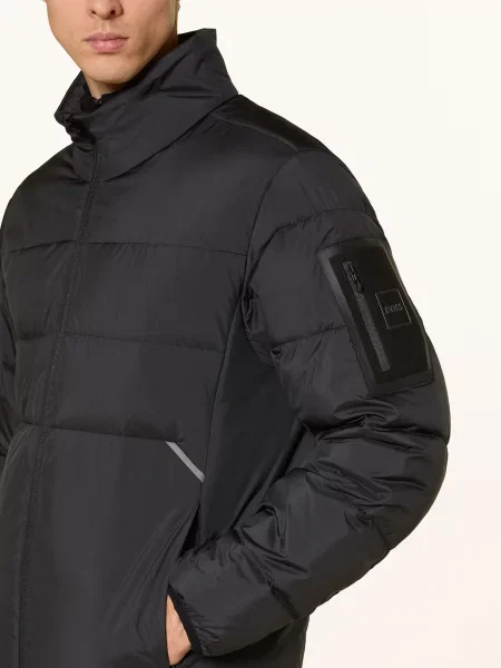 Kurtka BOSS Green Urbanex Puffer purystyczny M czarny