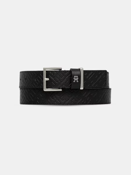 Usnjen Tommy Hilfiger črna