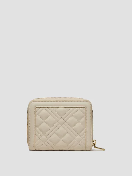 Кошелек Moschino бежевый