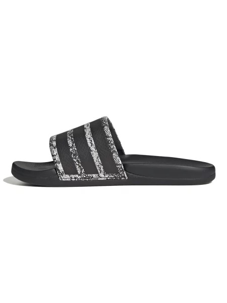 ADIDAS SPORTSWEAR Saboți ADILETTE COMFORT / argintiu negru