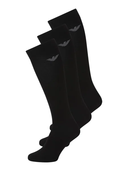 Șosete Emporio Armani lungi negru