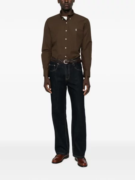 Košulja Polo Ralph Lauren smeđa