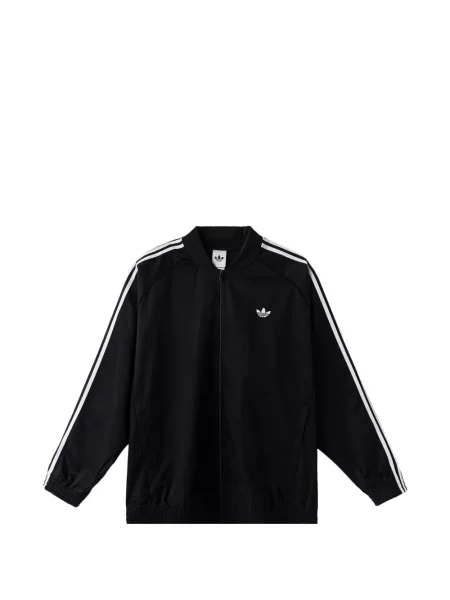 Hanorac Adidas cu glugă cu imagine din țesătură twill albastru