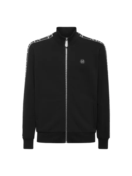 Kurtka Philipp Plein polarowa czarna