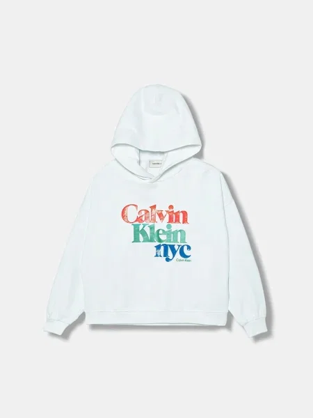 Calvin Klein Jeans Dječja dukserica bijela
