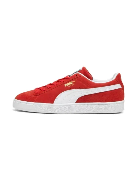 Puma sneakers din piele intoarsă Suede Classic rosu alb