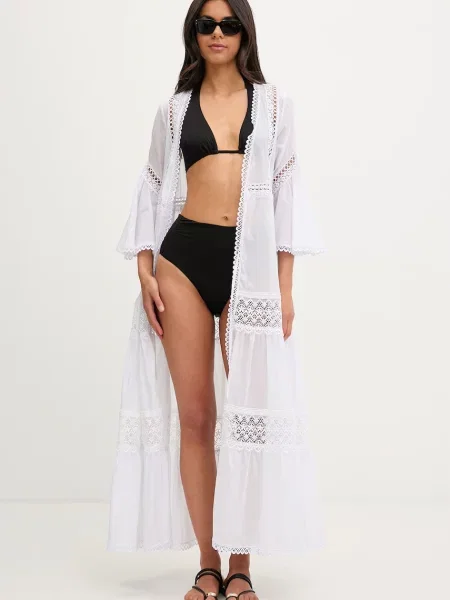 Charo Ruiz Ibiza plážová šatka dámska Glen biela
