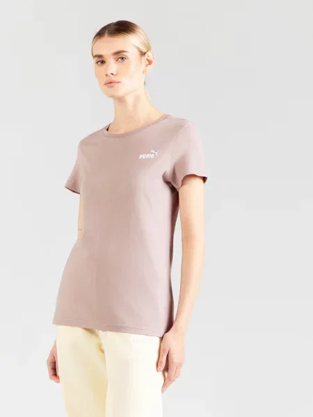 PUMA Tričko Ess No. 1 kapučíno