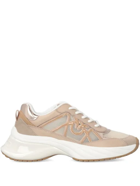 Sneakerși Pinko cu șireturi din dantelă