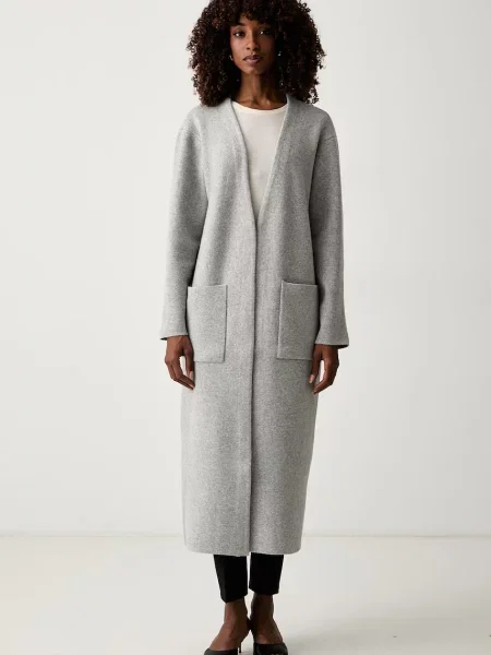 Twinset cardigan pentru femei cu amestec de lână gri