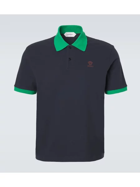 Polo majica Versace modra