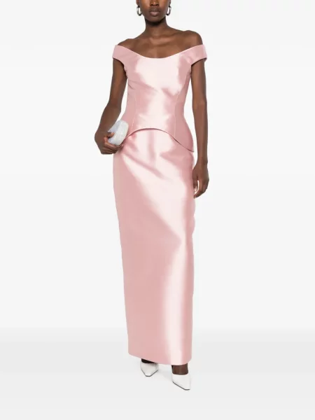 Maxi suknele Solace London rožinė