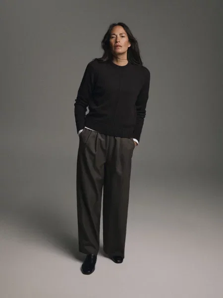 Шерстяной свитер Reserved коричневый
