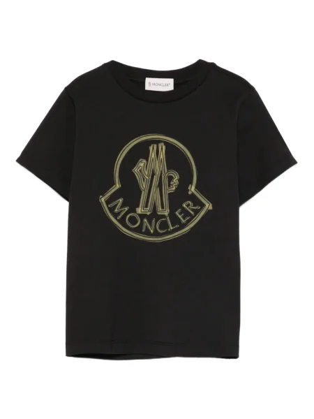 Dětské tričko Moncler Enfant černé