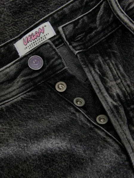 JACK & JONES Džínsy JJIAlex JJOriginal denim čierny