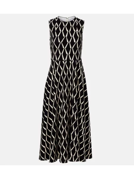 Rochie midi Max Mara până la genunchi de costum negru