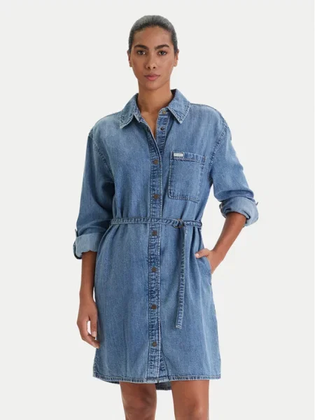 Obleka Guess Jeans modra