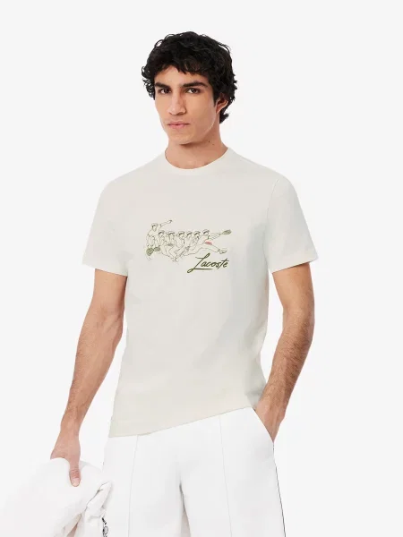 Футболка Lacoste білий