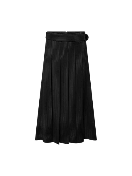 Spódnica midi Windsor wełniana czarna