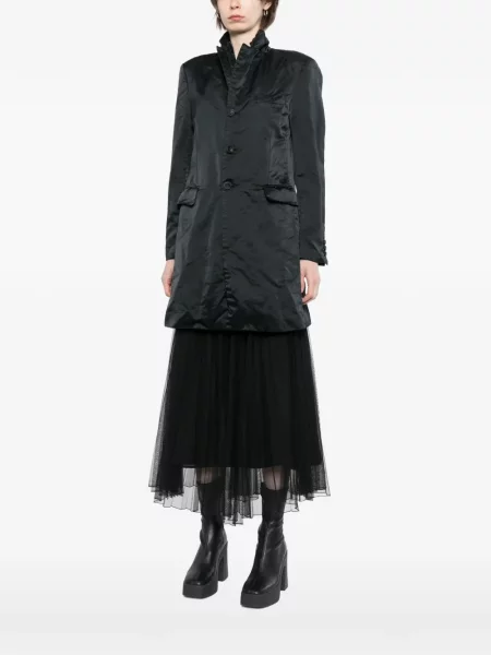 Geacă Comme Des Garçons din satin negru