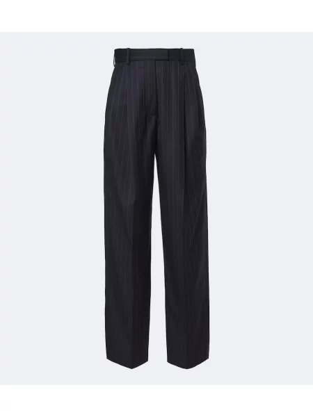 Pantaloni Givenchy de lână albastru