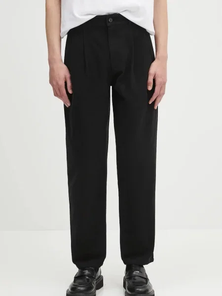 Панталон A.P.C. pantalon willow мъжки със стандартна кройка черно