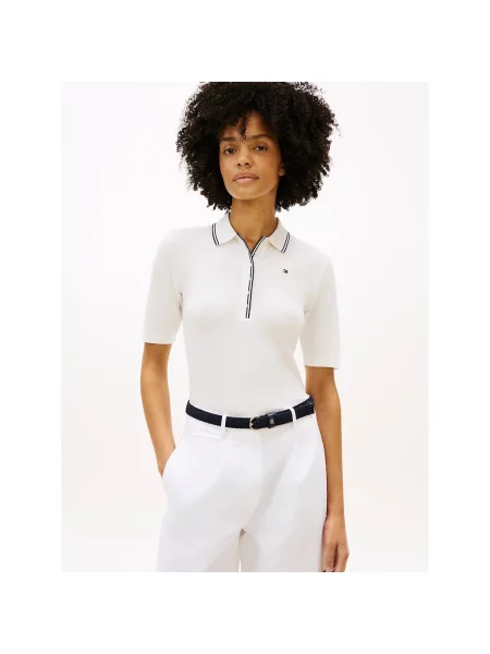TOMMY HILFIGER Tricou alb