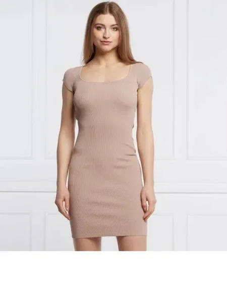 GUESS Rochie CHARLOTTE bej