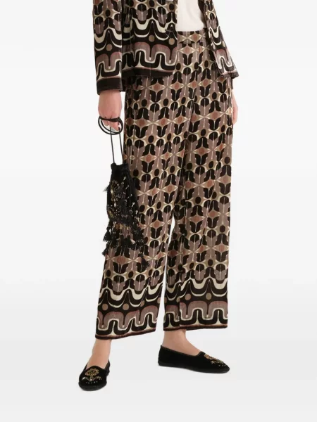 Pantaloni Maliparmi de catifea maro