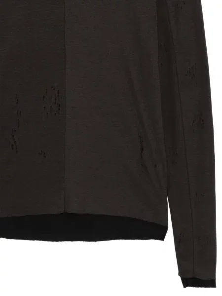 Tricou Thom Krom zdrențuiți maro