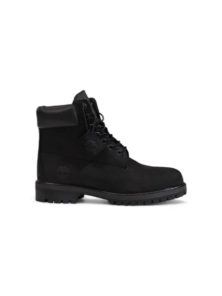 Čevlji iz nubuka Timberland Premium 6 Inch črna
