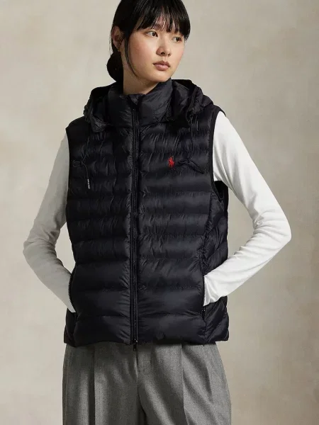 Polo Ralph Lauren bezrękawnik brązowy zimowy czarna