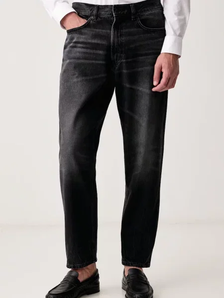 HUGO Blugi | Tapered fit negru