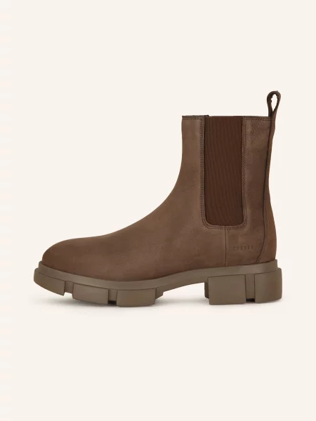 Sztyblety Copenhagen skórzane brązowe