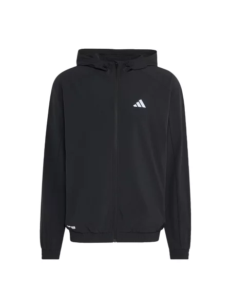 ADIDAS PERFORMANCE Jachetă de trening Tech Apparel gri bazalt negru