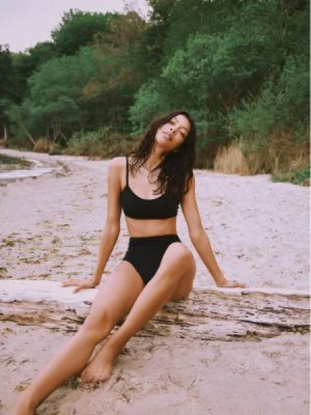 Vila Bikini partea de sus Percy negru